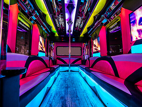 pink party bus services