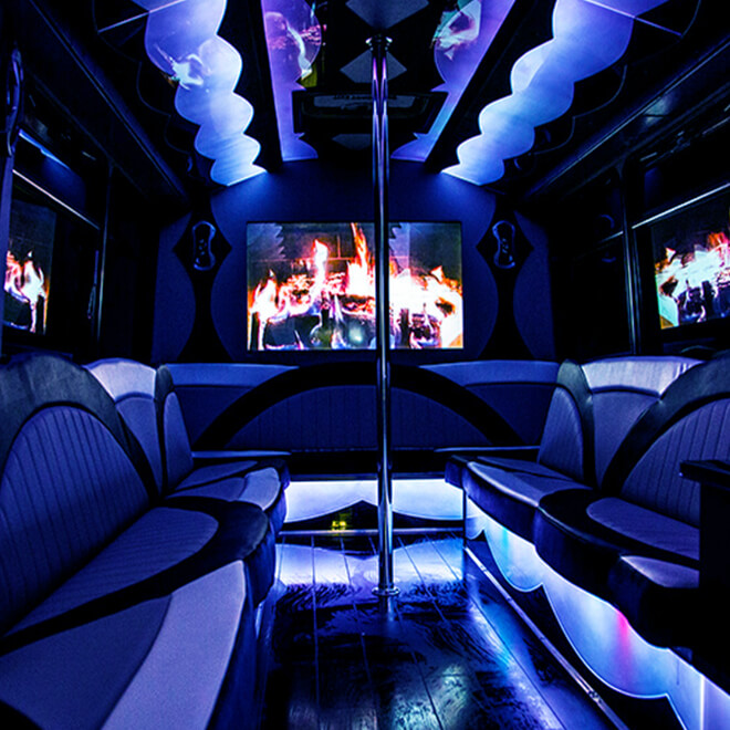 baltimore party limo bus
