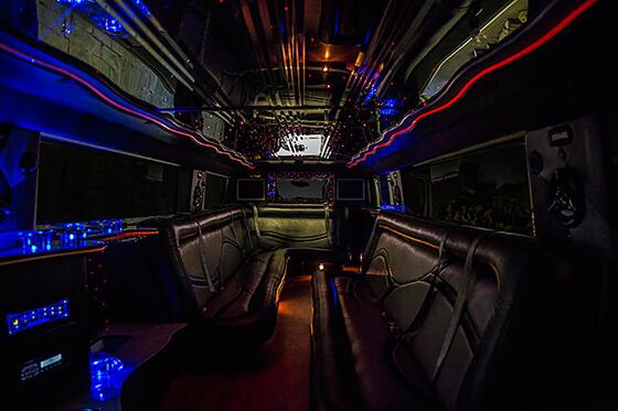 limousine leather seats