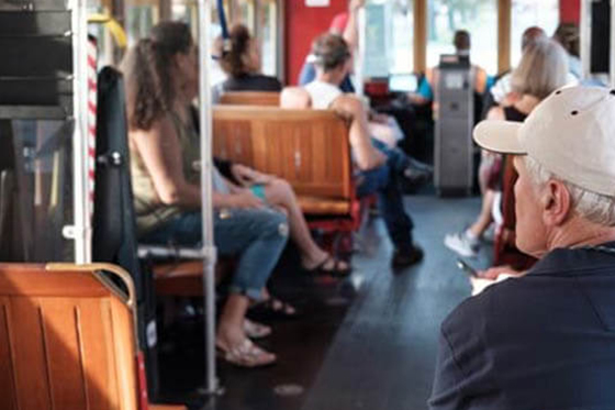 trolley bench seats